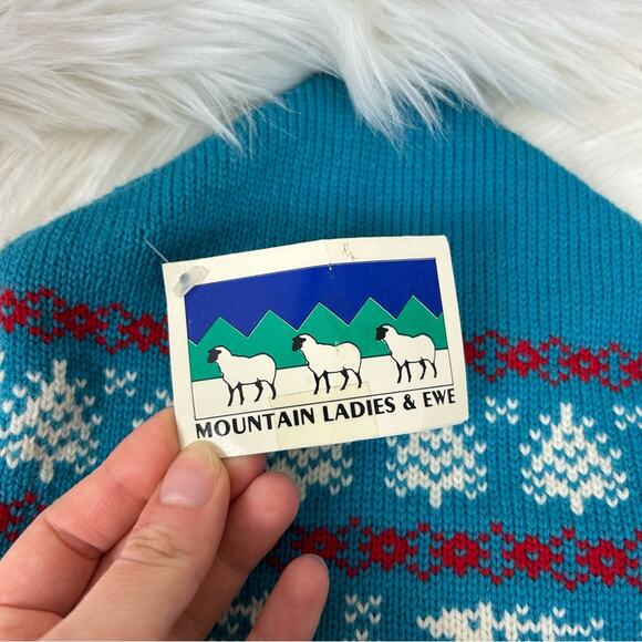 NWT Deadstock Vintage Mountain Ladies & Ewe Winter Knit Hat - Picture 6 of 9